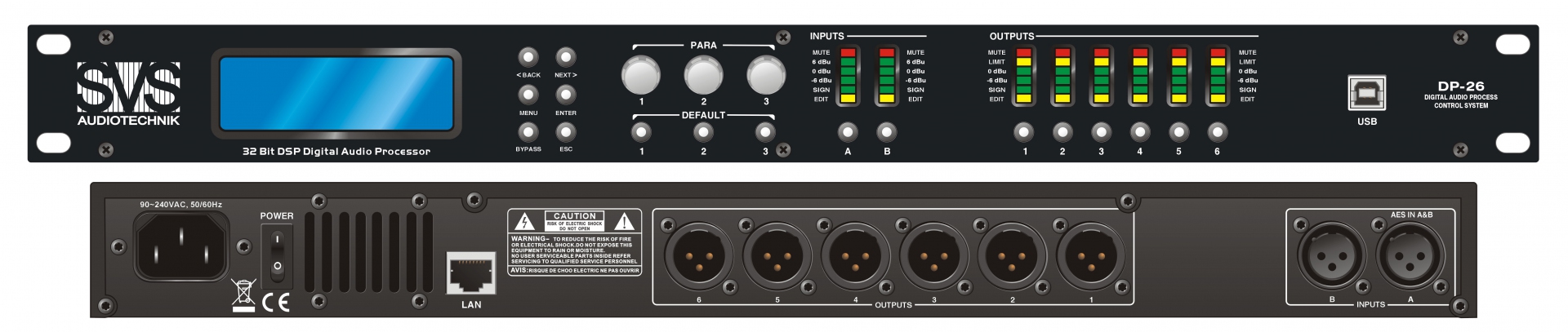SVS Audiotechnik DP-26 Цифровой процессор: 2 входа 6 выходов в Ипатово