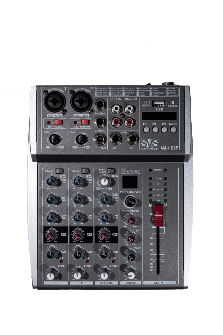 SVS Audiotechnik mixers AM-4 DSP Аналоговый микшерный пульт, 4-канала в Ипатово