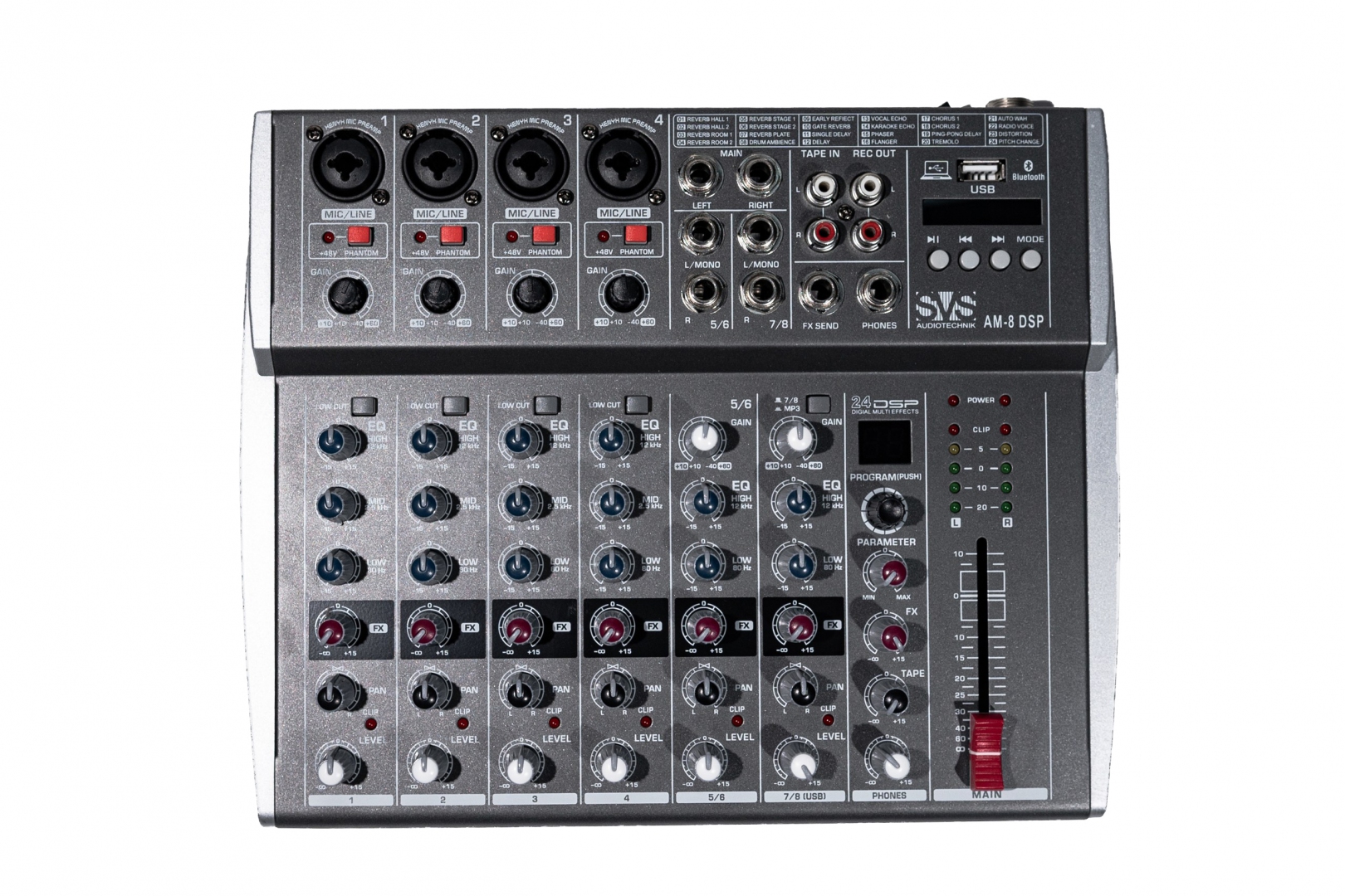 SVS Audiotechnik mixers AM-8 DSP Микшерный пульт аналоговый, 8-канальный в Ипатово